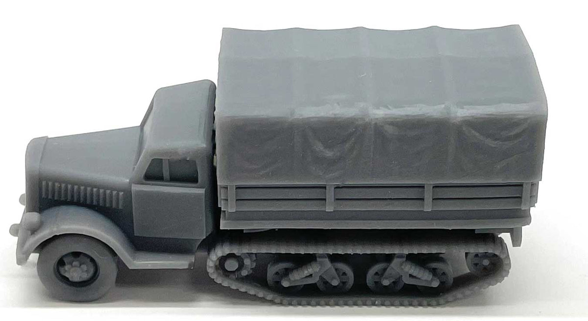 Half-Track with Canvas Cover - Resin Kit