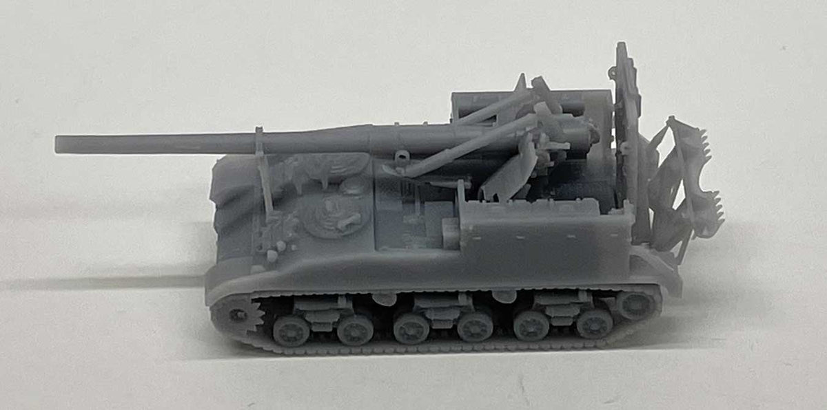 M12 Gun Motor Carriage - 3-D Printed Kit -- With Open Steps
