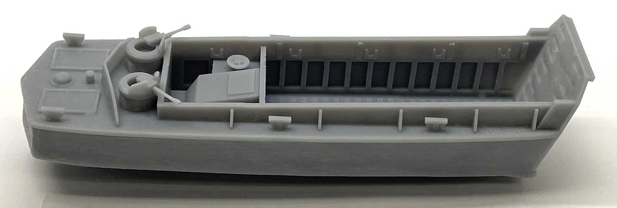 LCVP Higgins Boat -- Unpainted 3-D Print-2