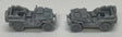WWII Willys Jeep with Gerry Cans - 3-D Printed Kit -- Unpainted pkg(2)