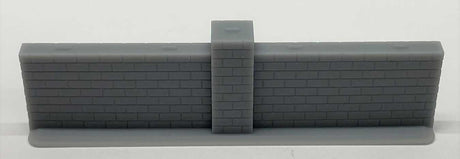 Full Wall - 3D Printed Kit -- Scale 24' Long, 7' Tall, Unpainted