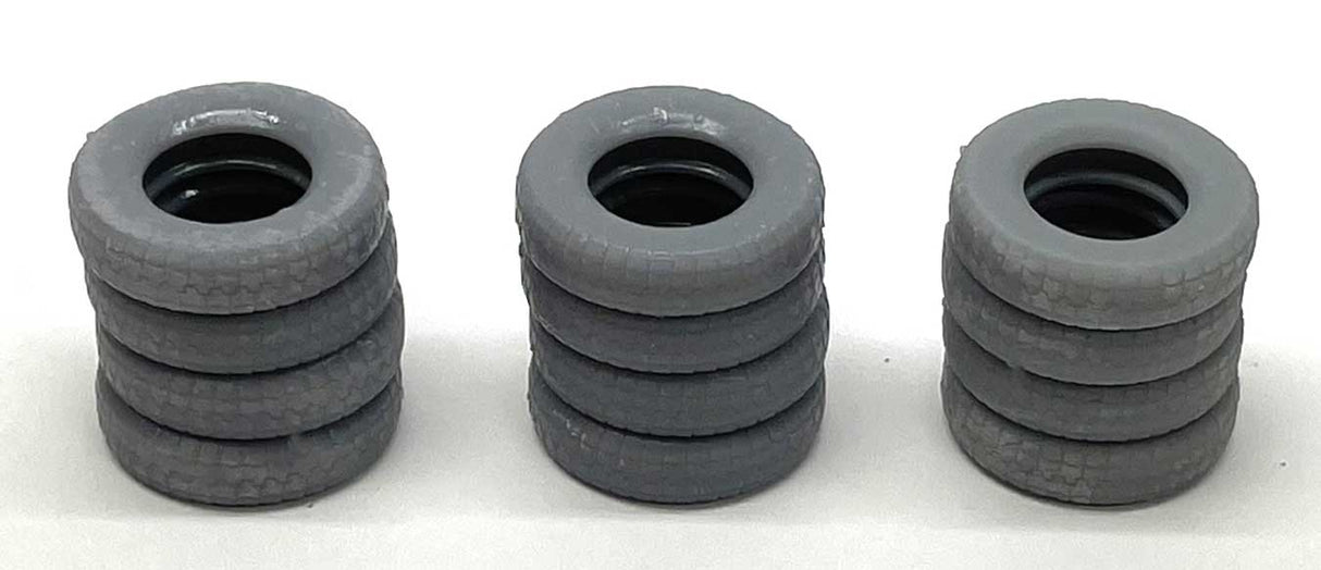 Stack of 4 Tires - 3-D Printed Kit -- pkg(4)