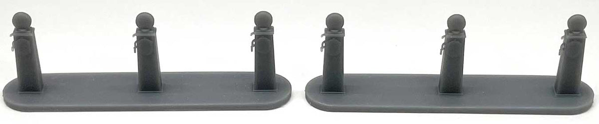 1920s - 1930s Gas Pump Island - Kit -- Unpainted Cast Resin