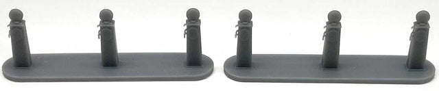 1920s - 1930s Gas Pump Island - Kit -- Unpainted Cast Resin