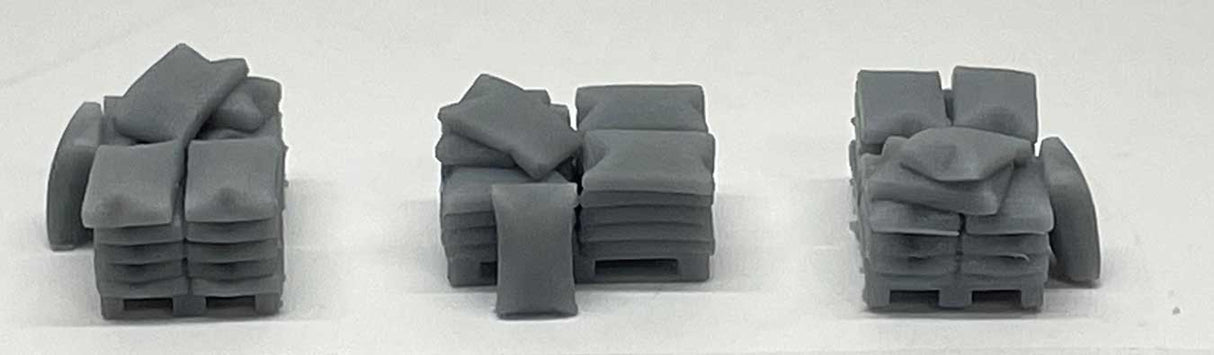 Sacks on Pallet - 3-D Printed Parts -- Full Load