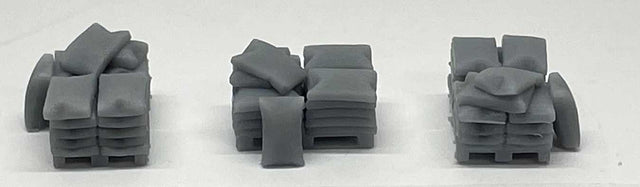 Sacks on Pallet - 3-D Printed Parts -- Full Load