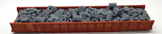 Scrap Load - 3-D Printed Parts -- Fits WalthersProto(R) & Life-Like 52'6" Gondolas