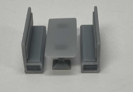 6' Table and Booth Set - 3D Printed Kit -- Unpainted
