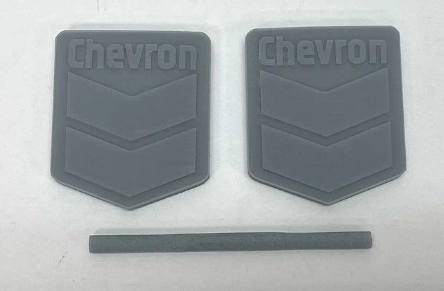 Chevron Gas Sign - 3D Printed Kit -- Unpainted