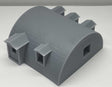 Quonset Hut Office with Glass - 3-D Printed Parts -- Kit-1