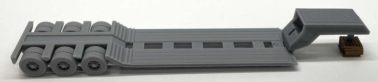 Lowboy Trailer with Hitch - Kit -- Undecorated
