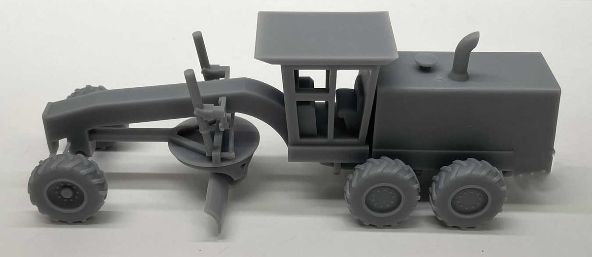 Road Grader - 3D Printed Kit -- Unpainted-1