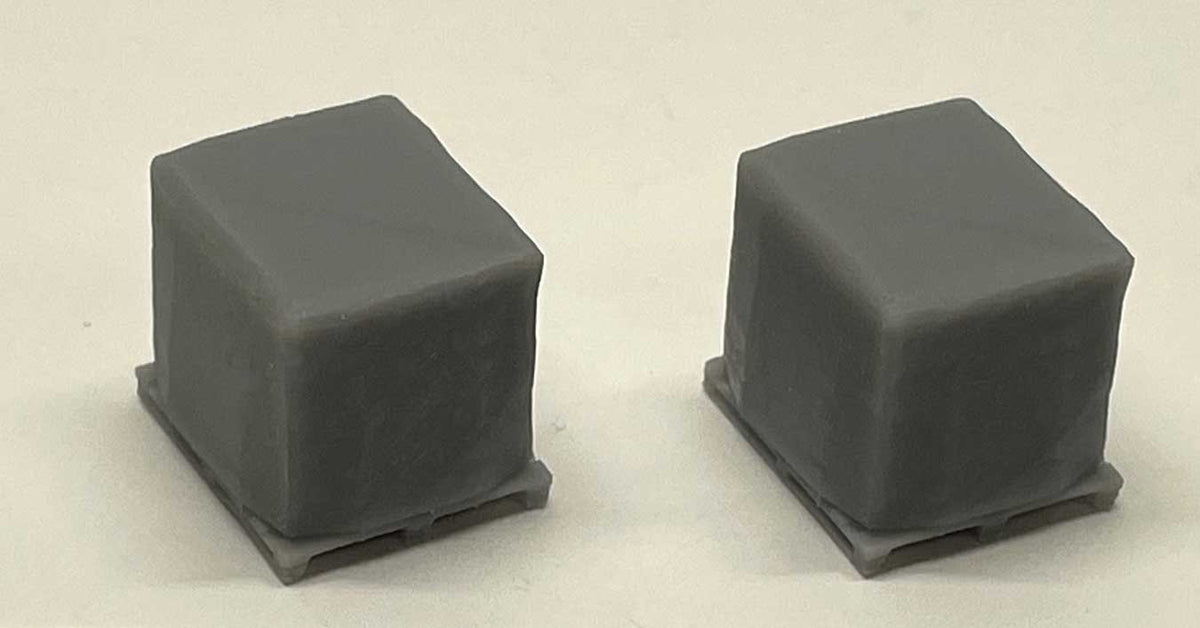 Wrapped Merchandise on Pallet -- Unpainted 3-D Print pkg(2)