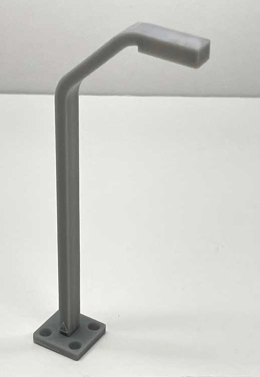 20' Tall Street Light -- Unpainted 3-D Print, Non-Working-1