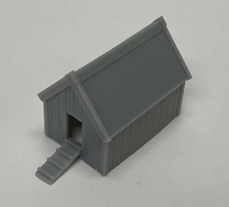 Chicken Coop with Ramp -- 3D Printed Kit - Unpainted-1