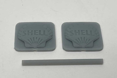Shell Gas Station Sign - 3D Printed Kit -- 2 Halves & 20' Mast (unpainted)