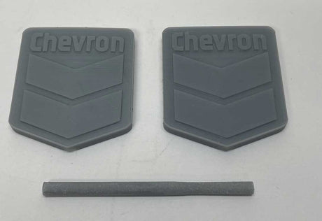 Chevron Gas Sign - 3D Printed Kit -- Unpainted