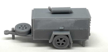 Compressor Trailer - 3D Printed Kit -- Unpainted-1