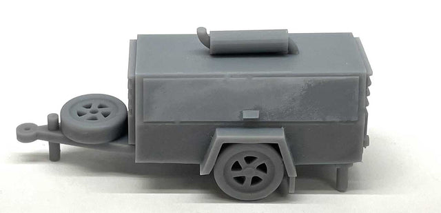 Compressor Trailer - 3D Printed Kit -- Unpainted-1