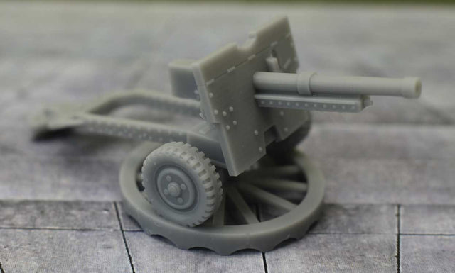 WWII Field Gun Monument -- Unpainted 3D Print