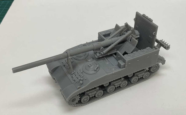 M-40 155 mm Howitzer (Gun Motor Carriage) -- Unpainted 3D Print-1