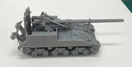 M-40 155 mm Howitzer (Gun Motor Carriage) -- Unpainted 3D Print-2