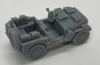 WWII Willys Jeep with Gerry Cans - 3-D Printed Kit -- Unpainted