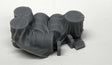 Dumped Fuel Oil Drum Stack -- Unpainted Cast Resin