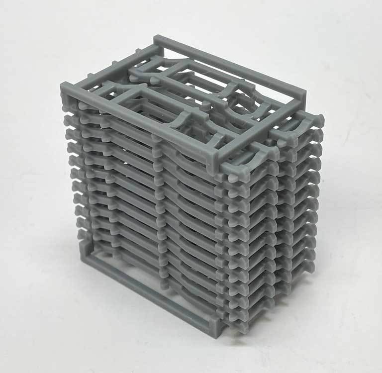 Truck Frame Load -- Fits Gondolas or Flatcars, Unpainted 3-D Print-1