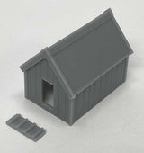 Chicken Coop with Ramp -- 3D Printed Kit - Unpainted-3