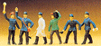 Working People -- Railroad Personnel pkg(6)