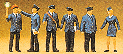 Railroad Personnel -- German Federal Railway pkg(6)
