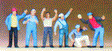 Truck Drivers pkg(6) -- Standing