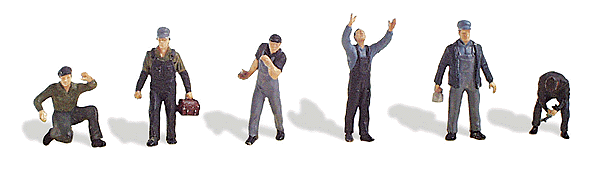 Roundhouse Figure Set -- pkg(10)-1