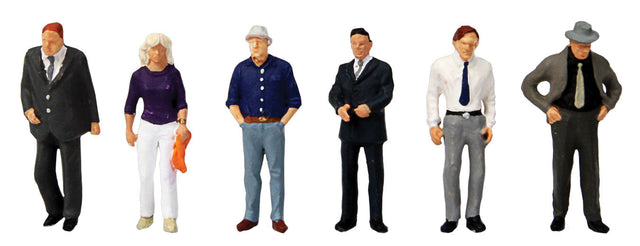 Car Salesman & Shoppers -- pkg(6)