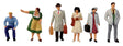 Motel Patrons & Staff -- pkg(6)