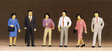 Pedestrians -- Standing Japanese Pedestrians pkg(6)