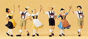 Recreation & Sports -- Folk Dancers - Ring-Around Dance Group pkg(3)