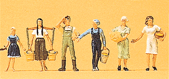 People Working -- Female & Male Farm Workers pkg(6)
