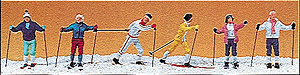 Recreation & Sports -- Cross-Country Skiers pkg(6)