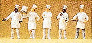 People Working -- Cooks at the Buffet
