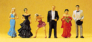 Wedding Participants -- Wedding Guests (4 Female, 2 Male)
