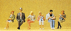 Pedestrians -- Seated People pkg(6)