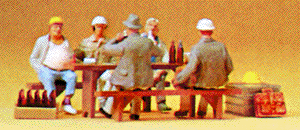 People Working -- Construction Workers Eating Lunch pkg(5)