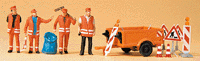 People Working -- Street Repair Crew w/Accessories