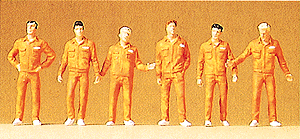 People Working -- Mechanics In Coveralls pkg(6)