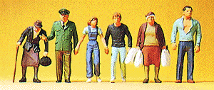 Pedestrians -- Passers-By w/Policeman