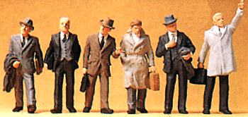 Passengers -- Businessmen w/Coats pkg(6)