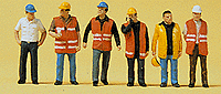 Modern Workmen -- With Warning Vests pkg(6)