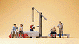 Recreation & Sports -- Hikers at Water Pump